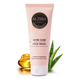 ALZIBA CARES Acne Clean and Clear Face wash with 2% Salicylic Acid, Aloe Vera and Vitamin E | Effective & Advance Acne / Pimple Care and Control | 100 ML | for Men and Women, All Season & all Skin Types